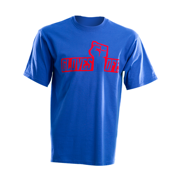ADULT T-SHIRT ROYAL & RED